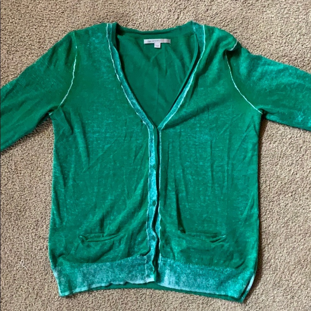 Extra small Gap green cardigan